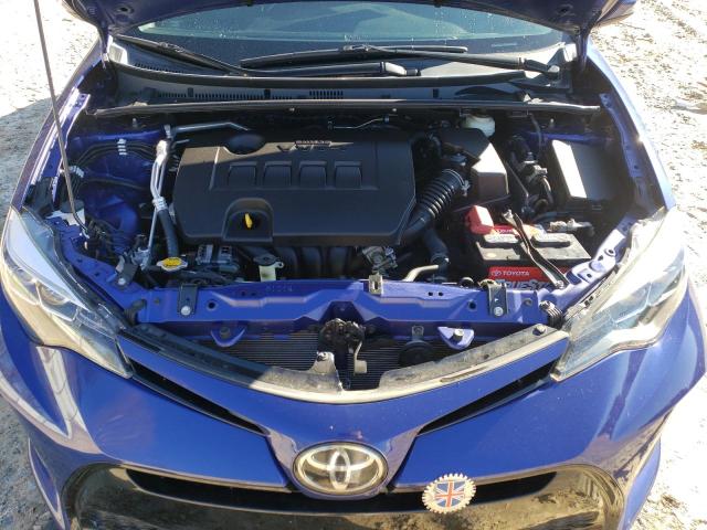 2T1BURHE6HC800367 - 2017 TOYOTA COROLLA L BLUE photo 11