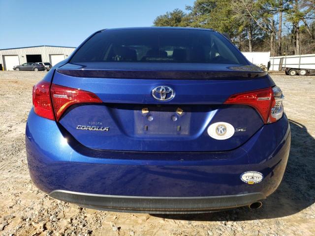 2T1BURHE6HC800367 - 2017 TOYOTA COROLLA L BLUE photo 6