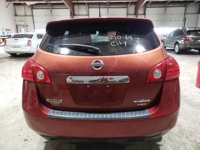 JN8AS5MV3DW106516 - 2013 NISSAN ROGUE S ORANGE photo 6