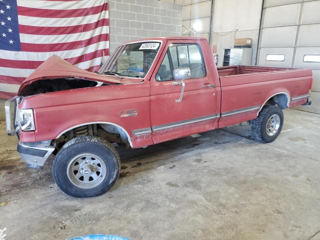 1FTEF14H1LLA65386 - 1990 FORD F150 RED photo 1