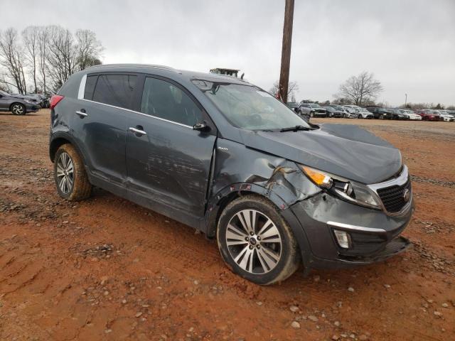 KNDPCCAC1F7711478 - 2015 KIA SPORTAGE EX GREEN photo 4