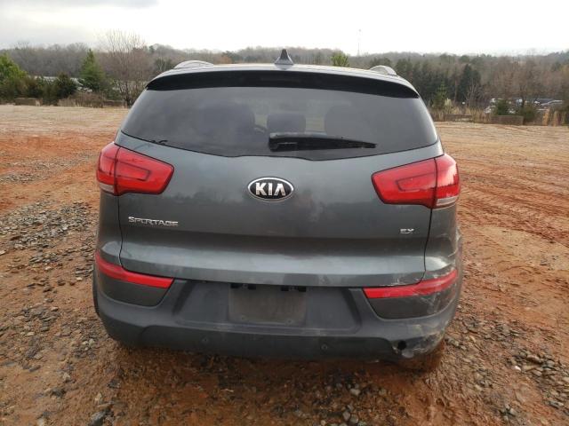 KNDPCCAC1F7711478 - 2015 KIA SPORTAGE EX GREEN photo 6