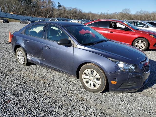 1G1PA5SH0E7464876 - 2014 CHEVROLET CRUZE LS BLUE photo 4