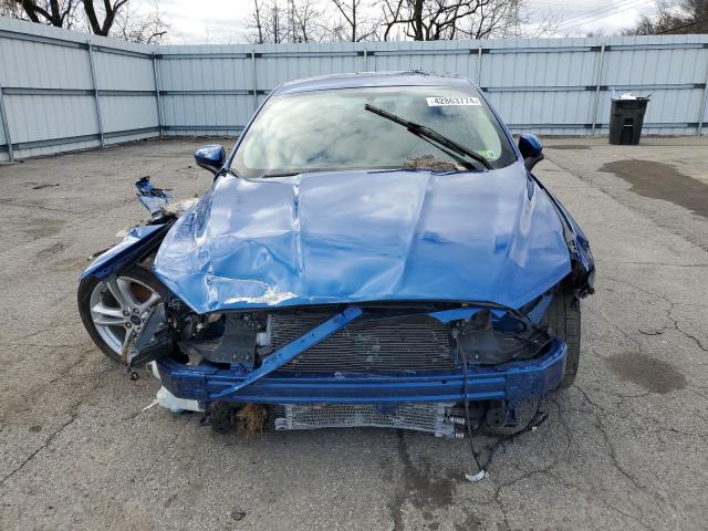 3FA6P0LUXJR268954 - 2018 FORD FUSION SE HYBRID BLUE photo 5