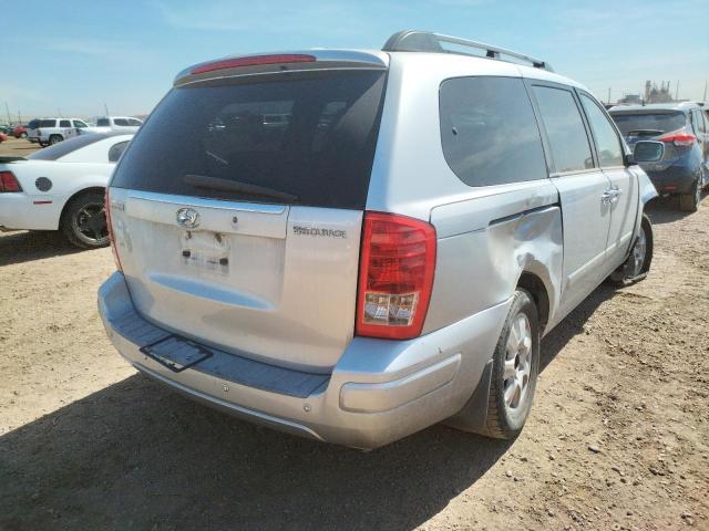 KNDMC233476023699 - 2007 HYUNDAI ENTOURAGE GLS SILVER photo 4