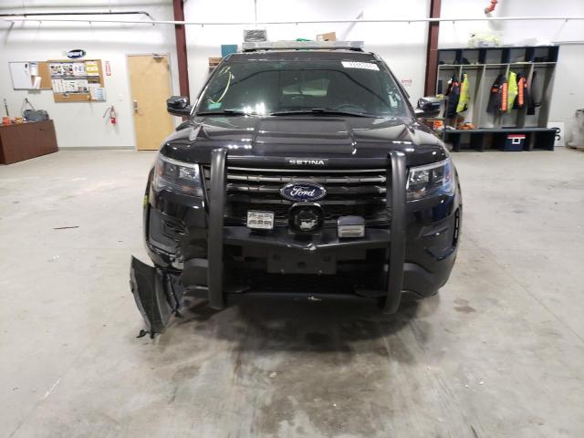 1FM5K8AR6KGB45853 - 2019 FORD EXPLORER POLICE INTERCEPTOR BLACK photo 5