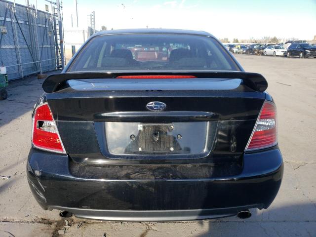 4S3BL616277213877 - 2007 SUBARU LEGACY 2.5I BLACK photo 6