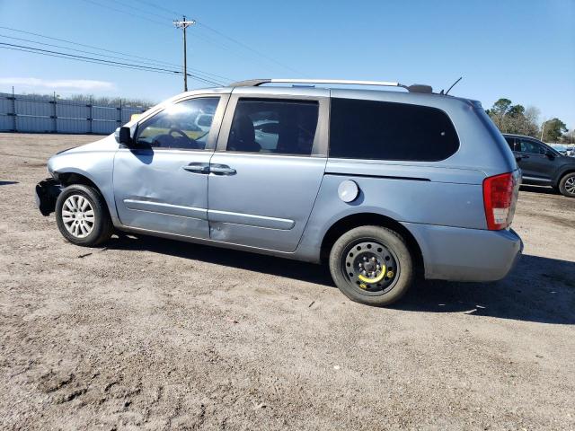 KNDMG4C73C6439675 - 2012 KIA SEDONA LX SILVER photo 2