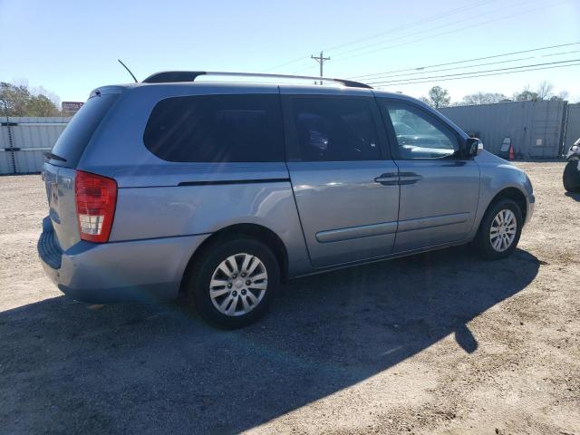 KNDMG4C73C6439675 - 2012 KIA SEDONA LX SILVER photo 3