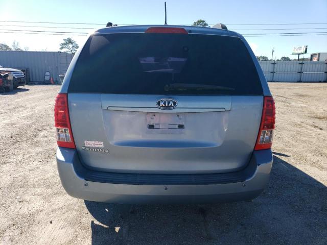 KNDMG4C73C6439675 - 2012 KIA SEDONA LX SILVER photo 6