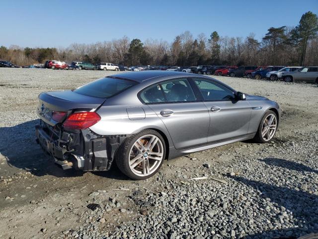 WBA6B4C59ED760329 - 2014 BMW 650 XI GRAN COUPE GRAY photo 3