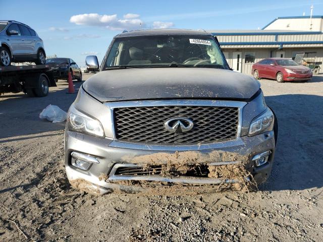 JN8AZ2NF5G9612689 - 2016 INFINITI QX80 GRAY photo 5