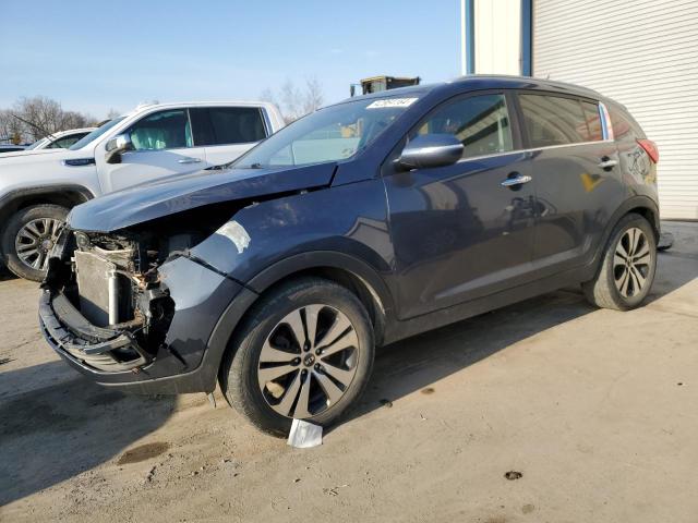 KNDPCCA23D7430660 - 2013 KIA SPORTAGE EX BLUE photo 1