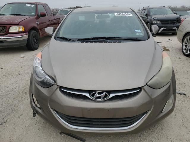 5NPDH4AE2DH340111 - 2013 HYUNDAI ELANTRA GLS BROWN photo 5