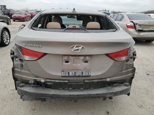 5NPDH4AE2DH340111 - 2013 HYUNDAI ELANTRA GLS BROWN photo 6