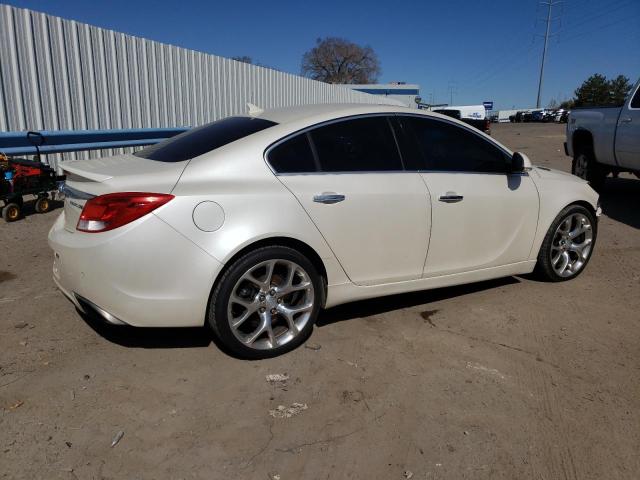 2G4GV5GV9D9203216 - 2013 BUICK REGAL GS CREAM photo 3