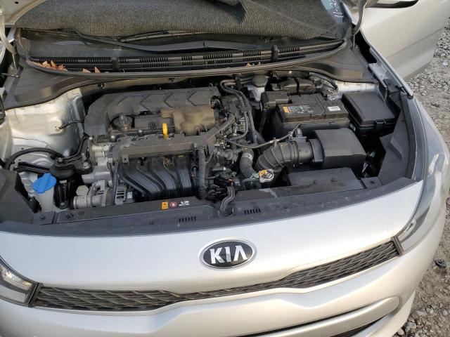 3KPA24AD6LE315436 - 2020 KIA RIO LX SILVER photo 11