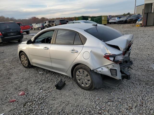 3KPA24AD6LE315436 - 2020 KIA RIO LX SILVER photo 2