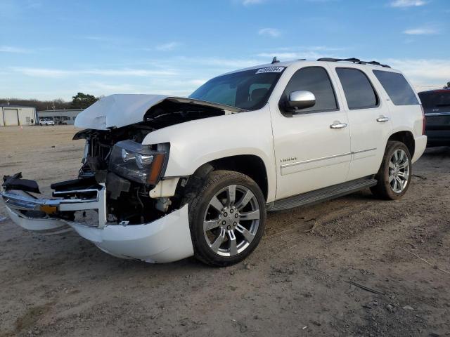 1GNSKCE09CR222315 - 2012 CHEVROLET TAHOE K1500 LTZ WHITE photo 1