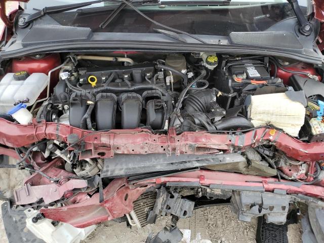 1FADP3N21FL291811 - 2015 FORD FOCUS TITANIUM BURGUNDY photo 12