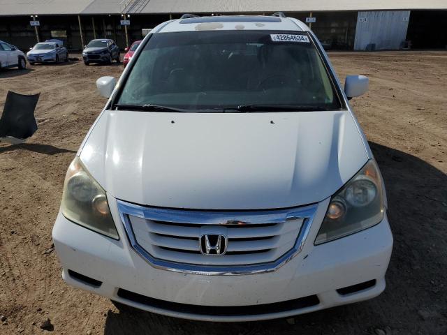 5FNRL38689B410598 - 2009 HONDA ODYSSEY EXL WHITE photo 5