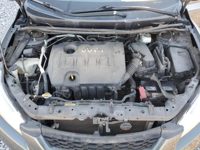 2T1KU40E39C004448 - 2009 TOYOTA COROLLA MA SILVER photo 11