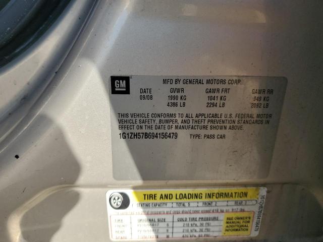 1G1ZH57B694156479 - 2009 CHEVROLET MALIBU 1LT 米色 照片 12