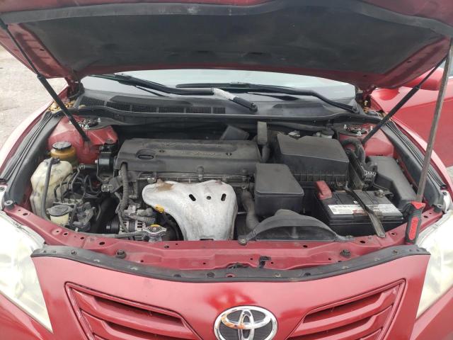 4T1BE46K57U072045 - 2007 TOYOTA CAMRY CE RED photo 11