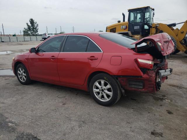4T1BE46K57U072045 - 2007 TOYOTA CAMRY CE RED photo 2