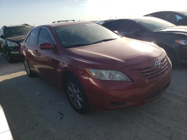 4T1BE46K57U072045 - 2007 TOYOTA CAMRY CE RED photo 4