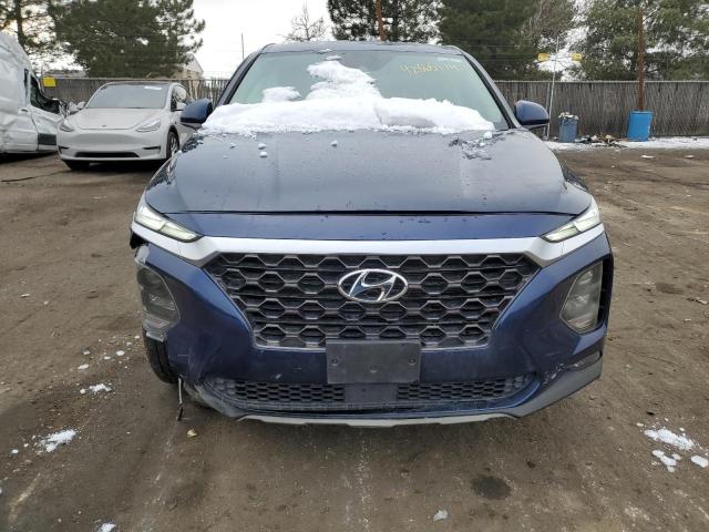 5NMS33AD9LH225766 - 2020 HYUNDAI SANTA FE SEL BLUE photo 5