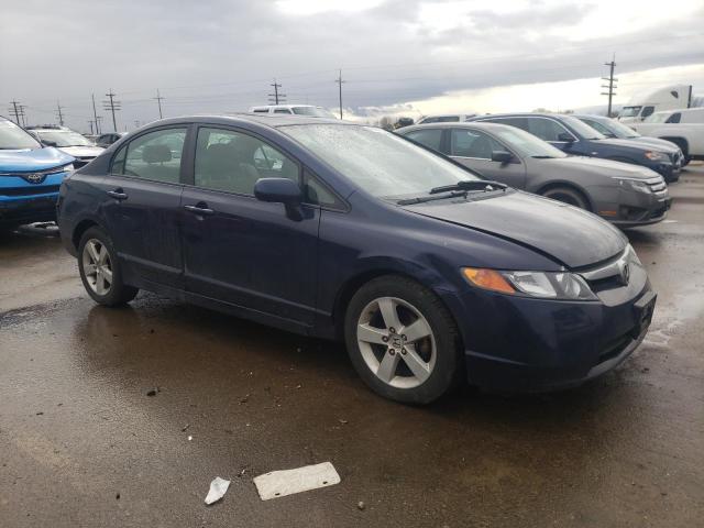 1HGFA16897L108041 - 2007 HONDA CIVIC EX BLUE photo 4