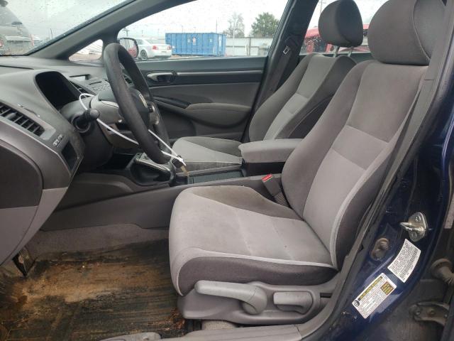 1HGFA16897L108041 - 2007 HONDA CIVIC EX BLUE photo 7