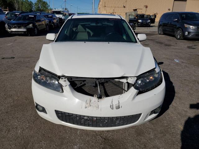 1YVHP81D585M26340 - 2008 MAZDA 6 S WHITE photo 5