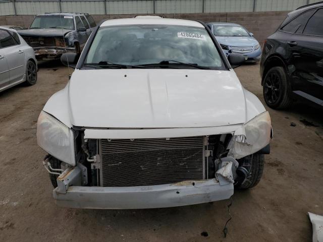 1B3HB28B08D757842 - 2008 DODGE CALIBER WHITE photo 5