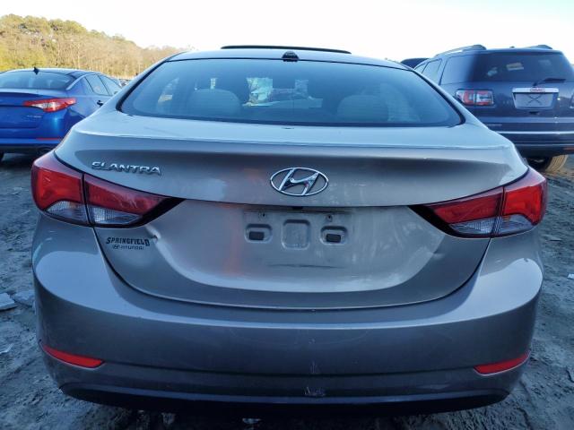 5NPDH4AE0GH677154 - 2016 HYUNDAI ELANTRA SE SILVER photo 6