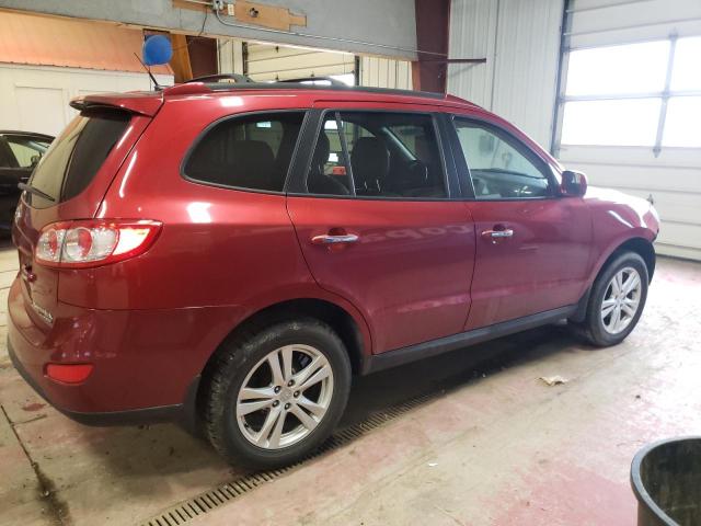 5NMSKDAG8AH371611 - 2010 HYUNDAI SANTA FE LIMITED RED photo 3