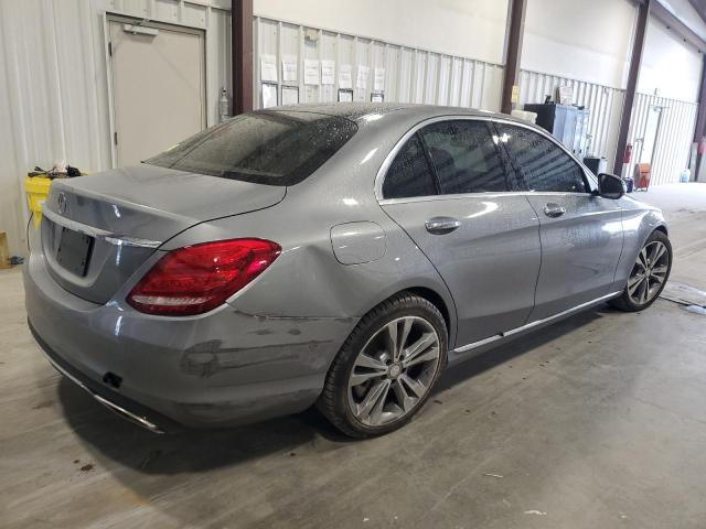 55SWF4JB6FU069090 - 2015 MERCEDES-BENZ C 300 GRAY photo 3