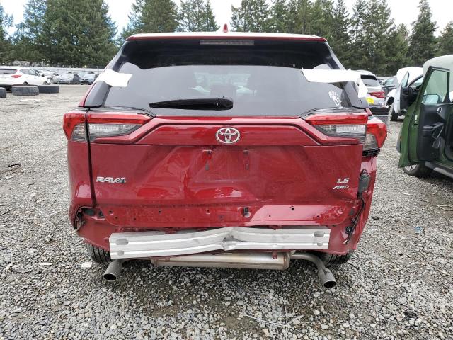 2T3G1RFV0PW352746 - 2023 TOYOTA RAV4 LE RED photo 6