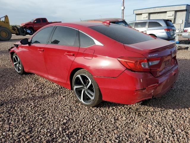 1HGCV1F30JA217972 - 2018 HONDA ACCORD SPORT RED photo 2