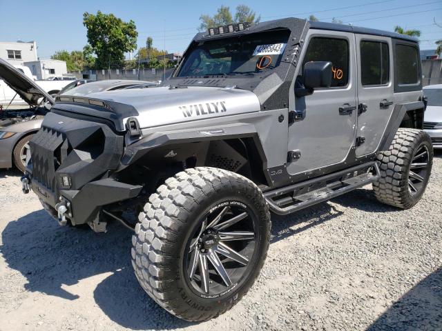 1C4HJXDN4LW169695 - 2020 JEEP WRANGLER U SPORT SILVER photo 1