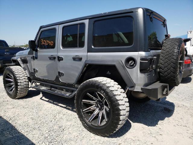 1C4HJXDN4LW169695 - 2020 JEEP WRANGLER U SPORT ვერცხლისფერი ფოტო 2