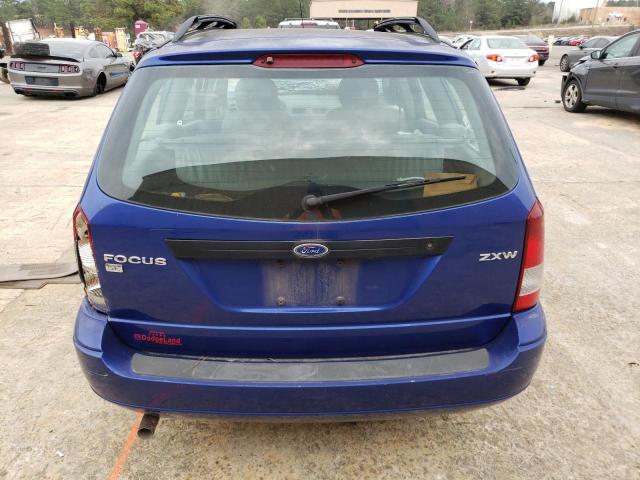 1FAFP36N35W287399 - 2005 FORD FOCUS ZXW BLUE photo 6