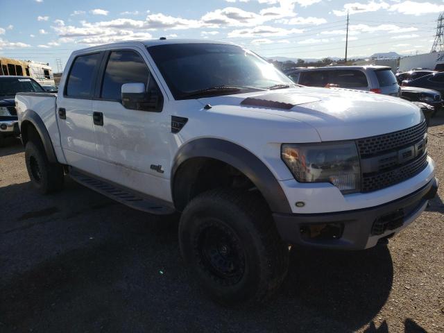 1FTFW1R6XDFD82014 - 2013 FORD F150 SVT RAPTOR WHITE photo 4