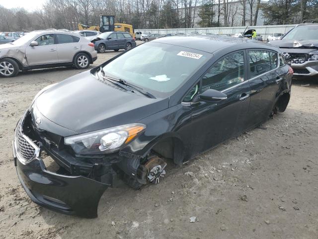 KNAFX5A88G5548507 - 2016 KIA FORTE EX BLACK photo 1