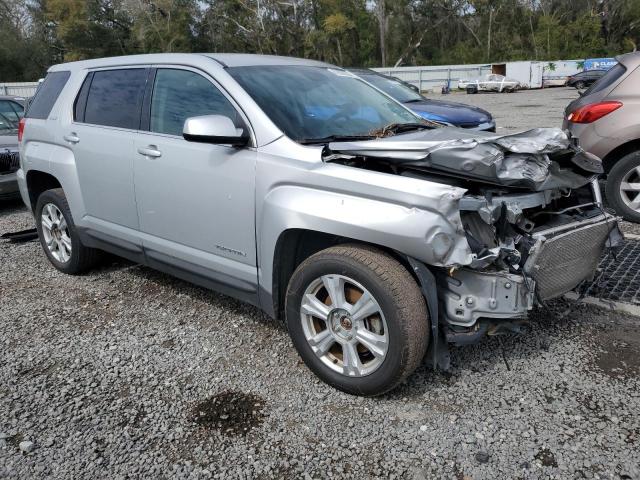 2GKALMEK6H6317463 - 2017 GMC TERRAIN SLE SILVER photo 4