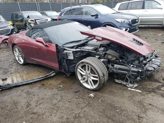 1G1YD3D70J5101259 - 2018 CHEVROLET CORVETTE STINGRAY 2LT BURGUNDY photo 4