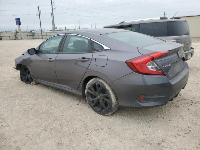 19XFC2F84LE015199 - 2020 HONDA CIVIC SPORT GRAY photo 2