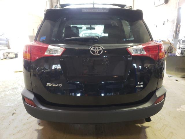 2T3BFREV9EW134346 - 2014 TOYOTA RAV4 LE BLACK photo 6