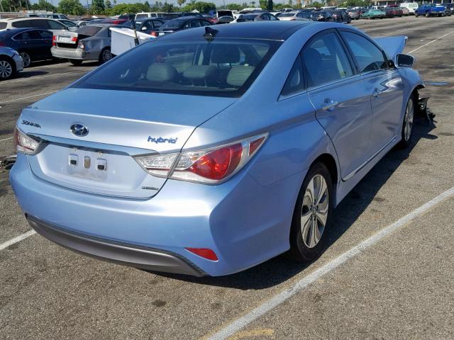 KMHEC4A48FA136364 - 2015 HYUNDAI SONATA HYBRID  photo 4